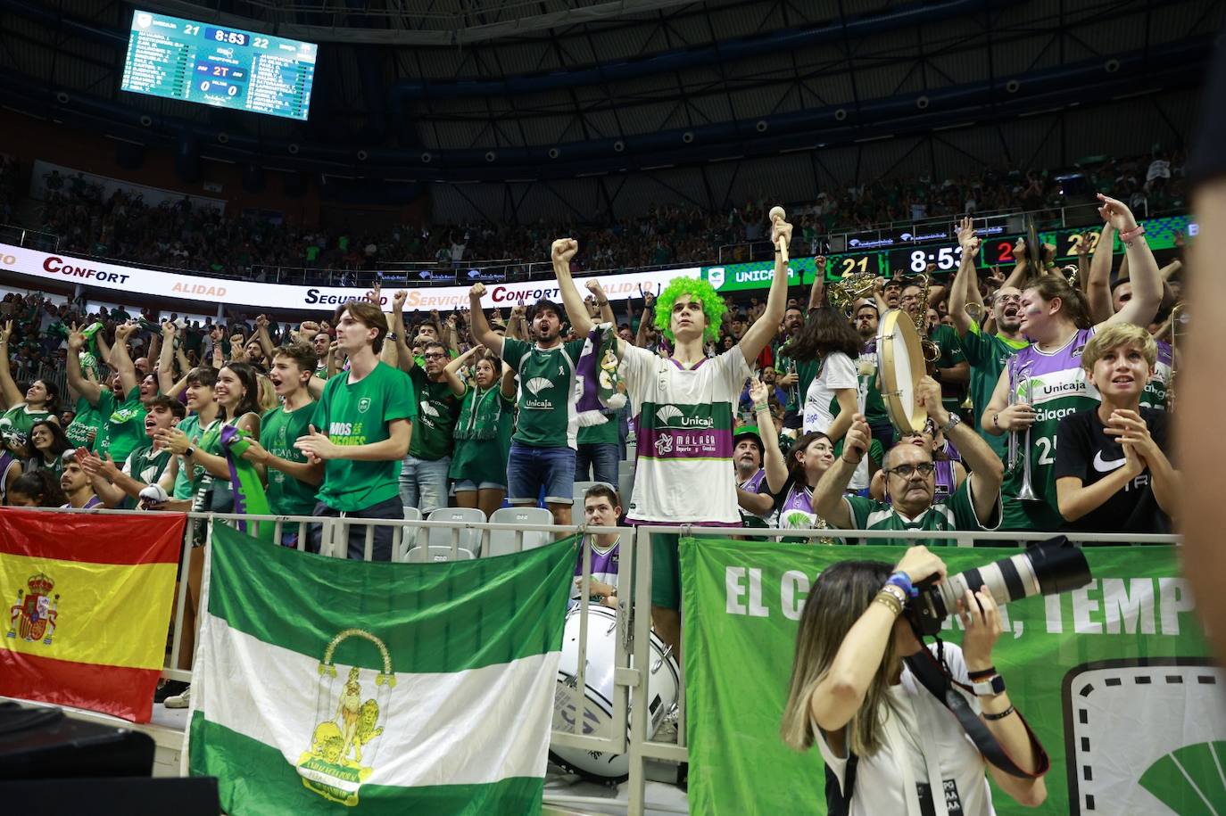 El tercer partido de la serie Unicaja-Barça, en imágenes