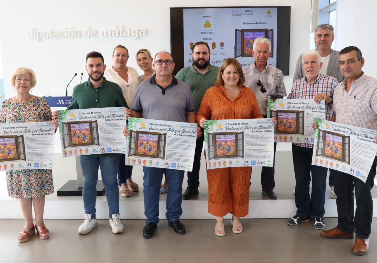 Acto de presentación del concurso en la sede de la Diputación.