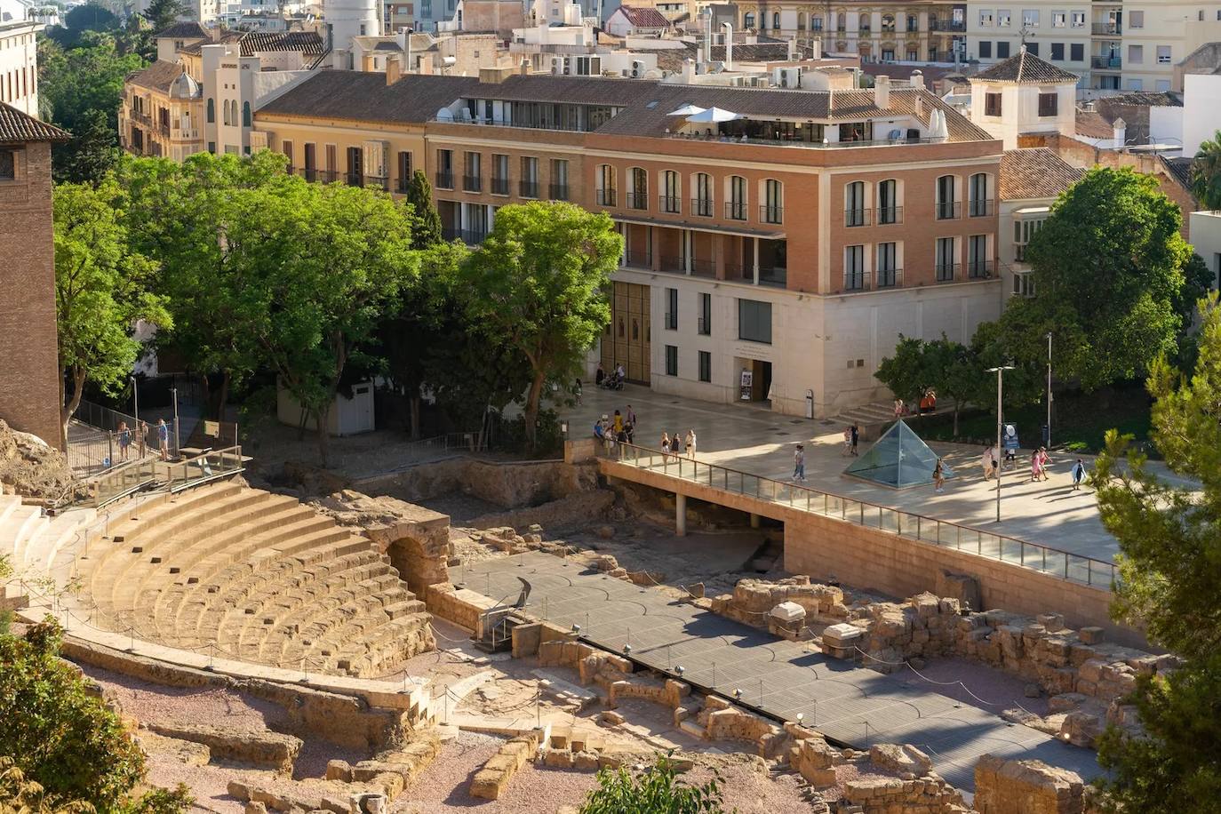 Teatro romano de Málaga.