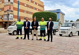 Acto de presentación de los nuevos vehículos.