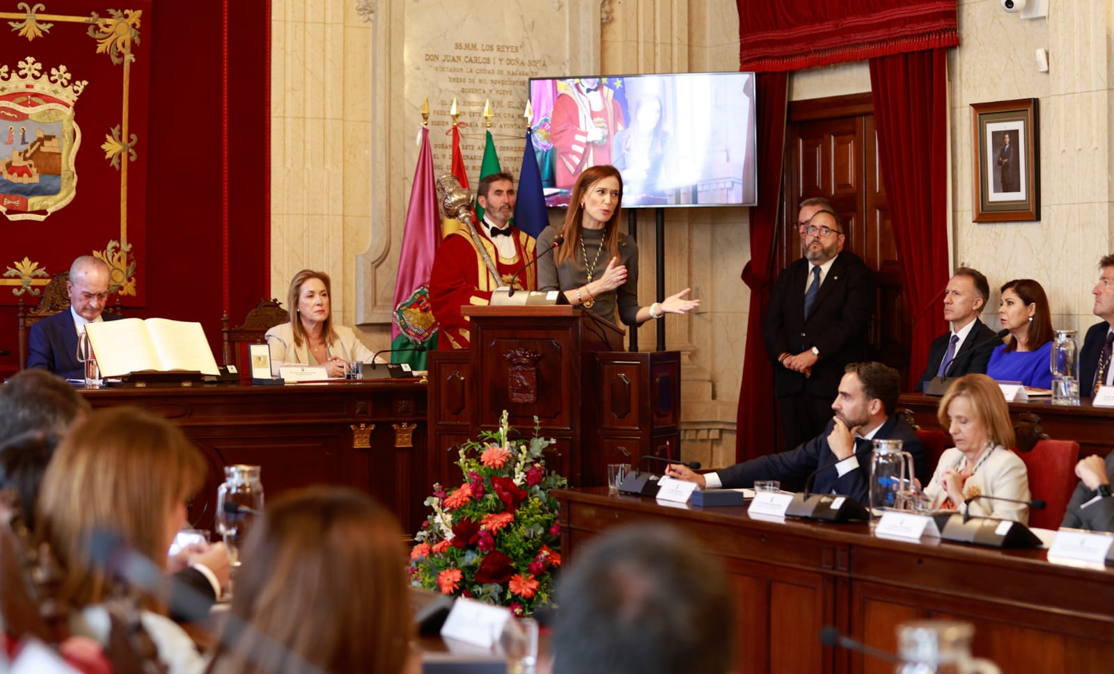 La constitución del Ayuntamiento de Málaga, en imágenes