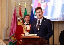 Alcázar en su primera intervención en el pleno.