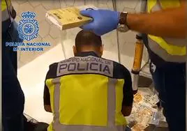 Imágenes de laoperación tomadas por Policía Nacional.