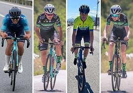 De izquierda a derecha, Antonio Becerra, Javier Zarzuela, Daniel Vilches y Javier Ternero.