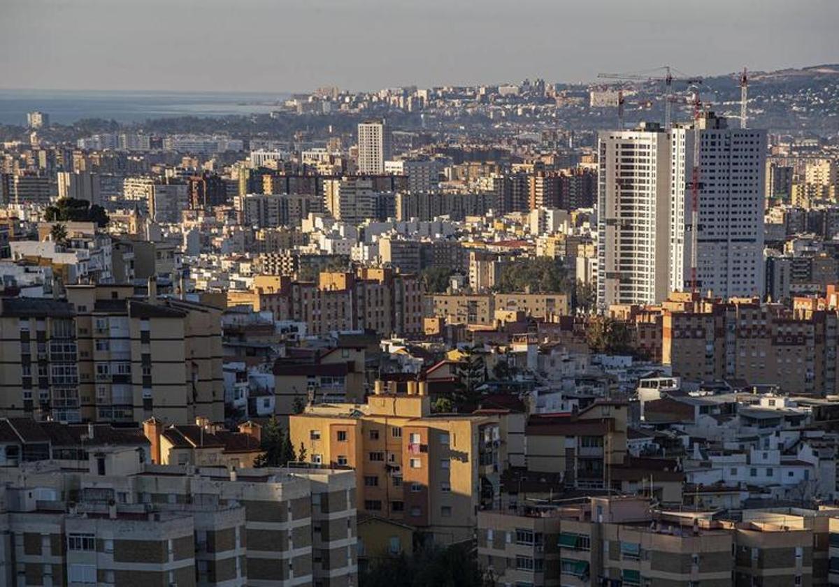 Vista panorámica de Málaga