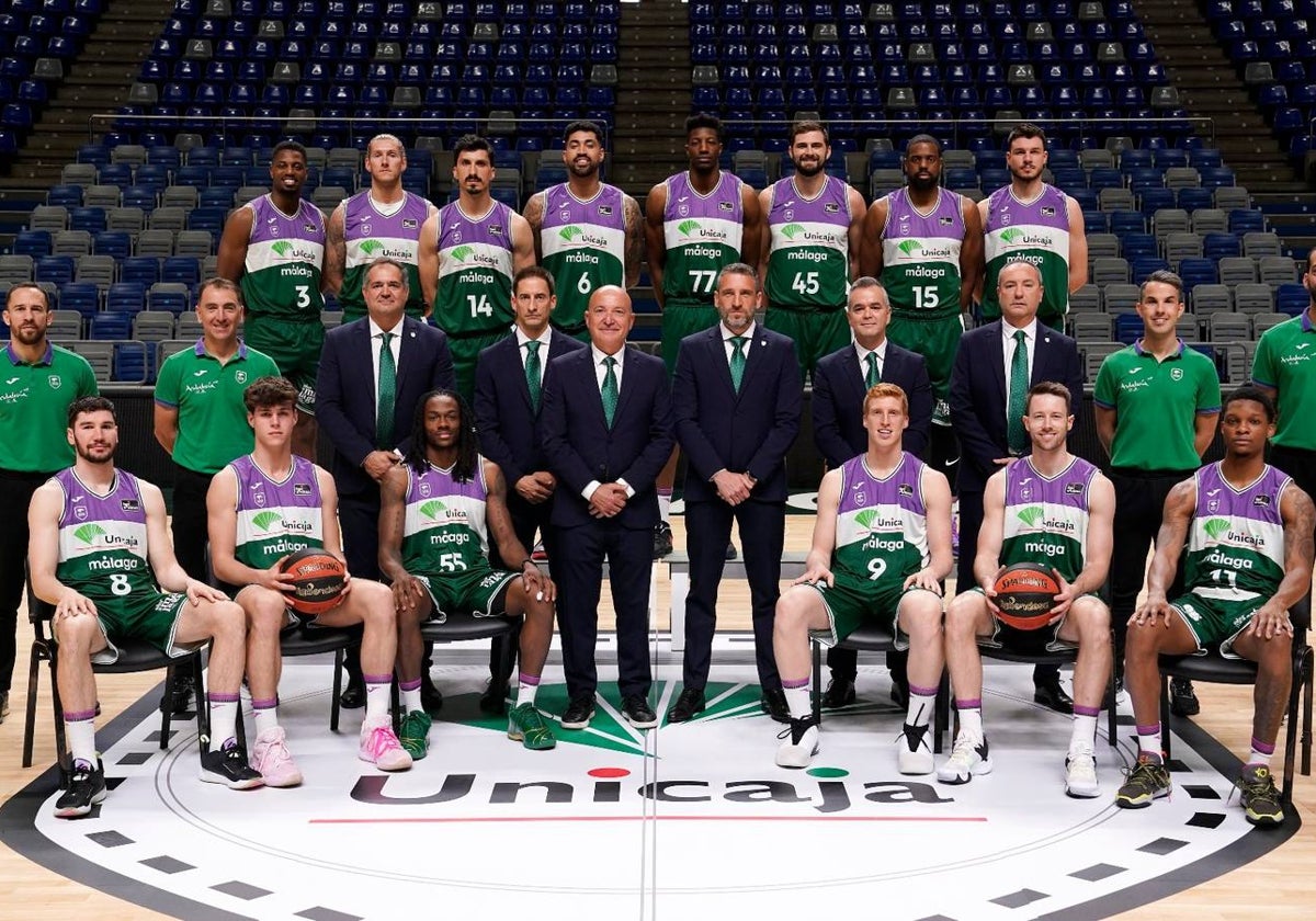 Foto oficial del Unicaja esta temporada.