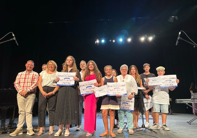 Acto de entrega de los reconocimientos al alumnado de la Escuela Municipal de Música y Danza de Nerja.