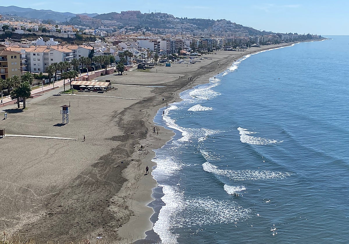 Vista panorámica del litoral rinconero.