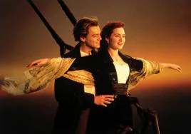 Leonardo DiCaprio y Kate Winslet, en 'Titanic'