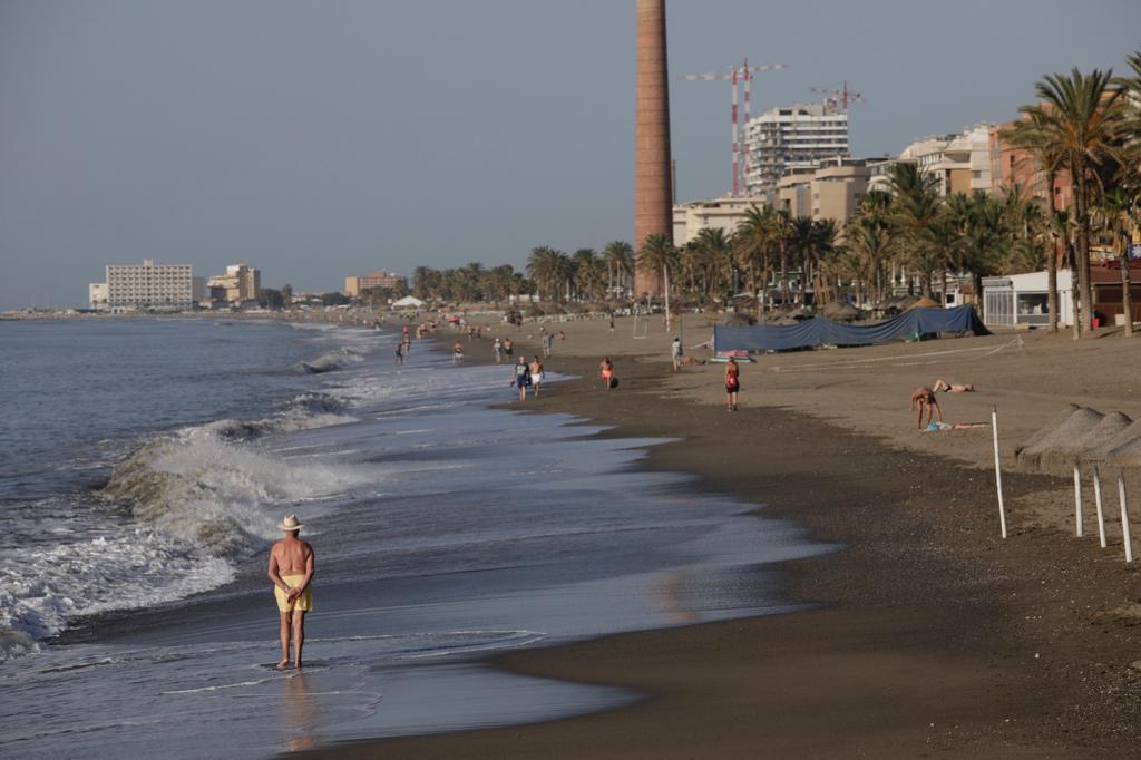 Las playas de Málaga tras la actuación de Limasam