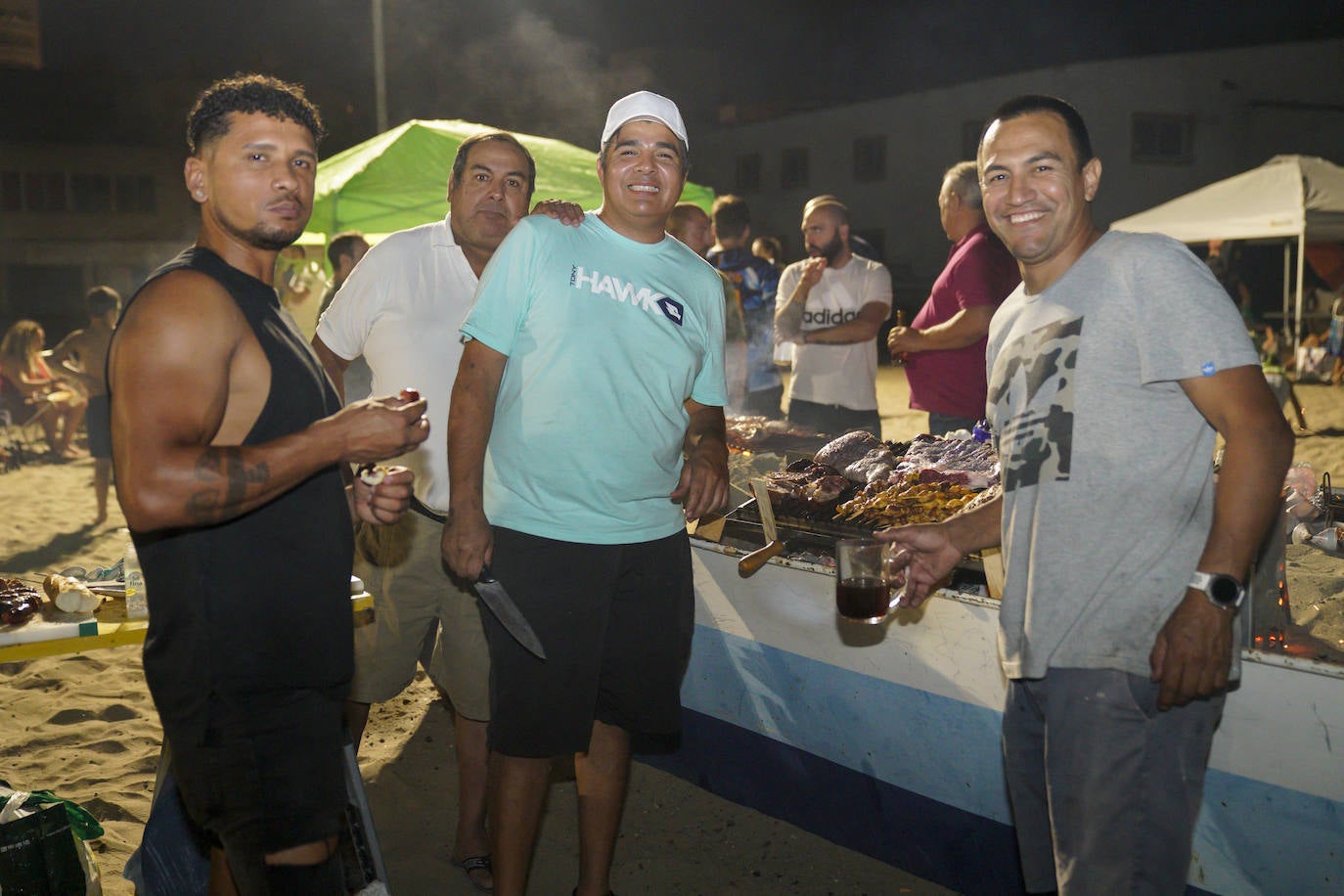 Celebración de San Juan en las playas de Marbella.