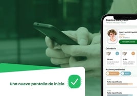 La comunicación del centro con las familias se realiza a través de la aplicación.