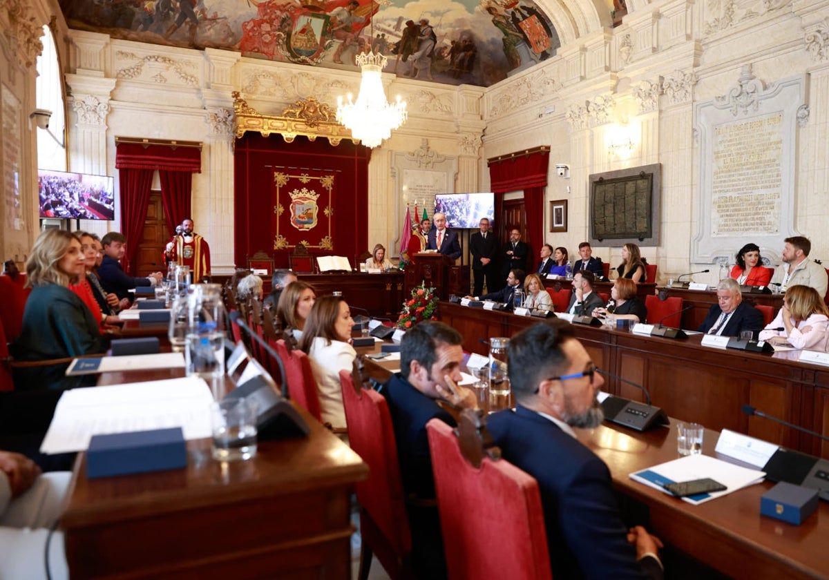 Pleno de constitución de la corporación municipal.