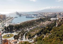 Vista de Málaga