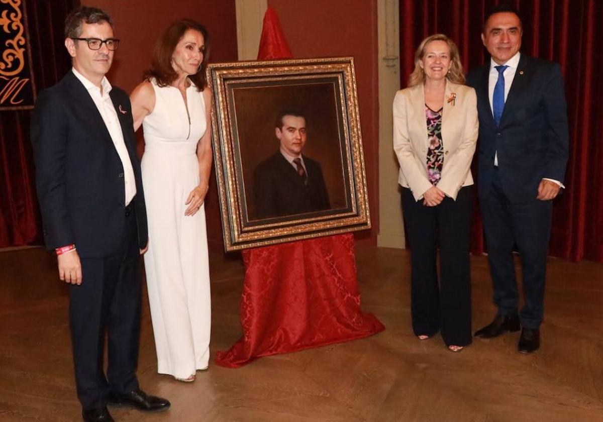 Félix Bolaños, Ana Belén, Nadia Calviño y Antonio Montiel.