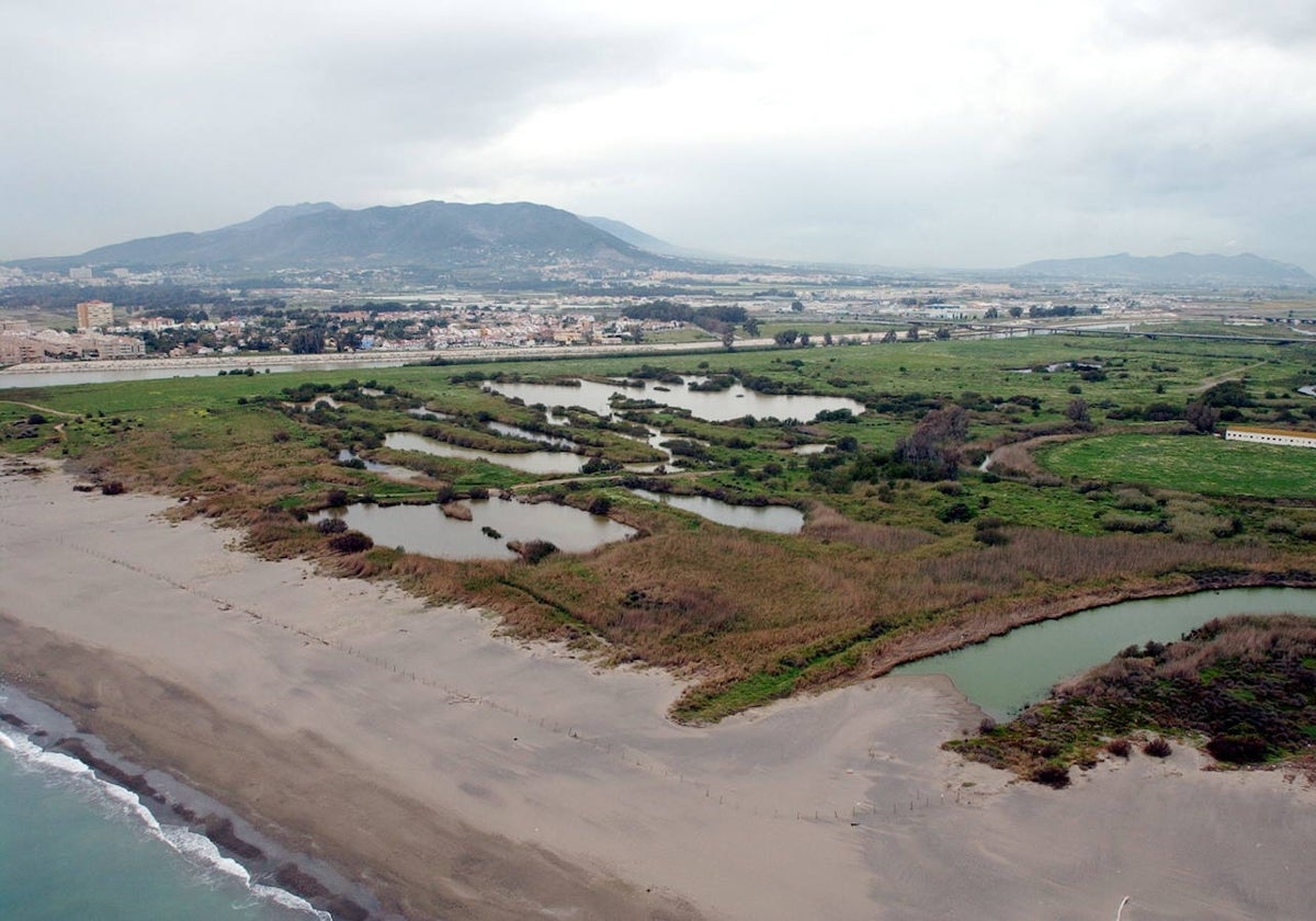 Desembocadura del río Guadalhorce.