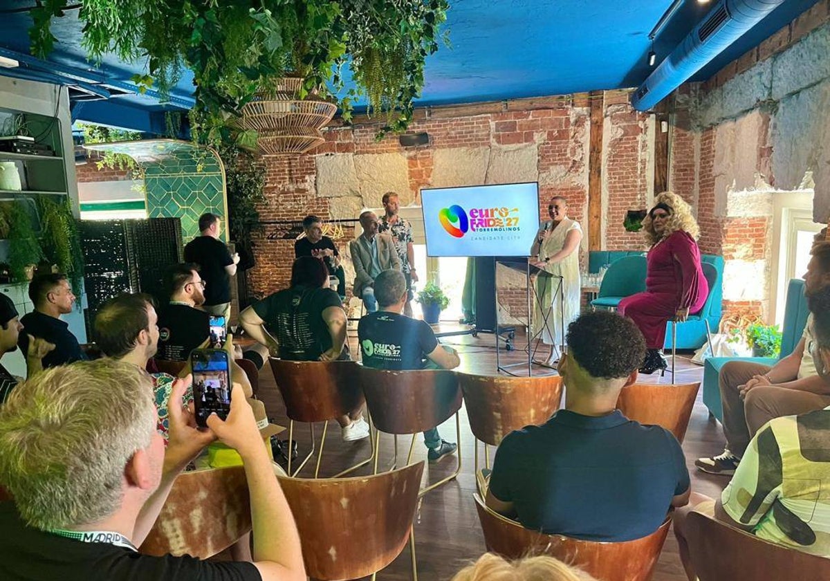 Presentación de las credenciales para que Torremolinos albergue el EuroPride 2027.