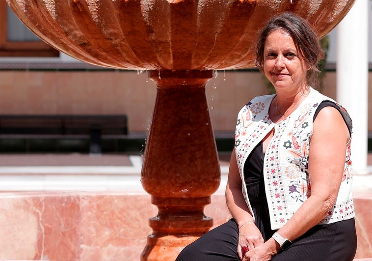 Catalina García, el pasado jueves en el Parlamento de Andalucía.