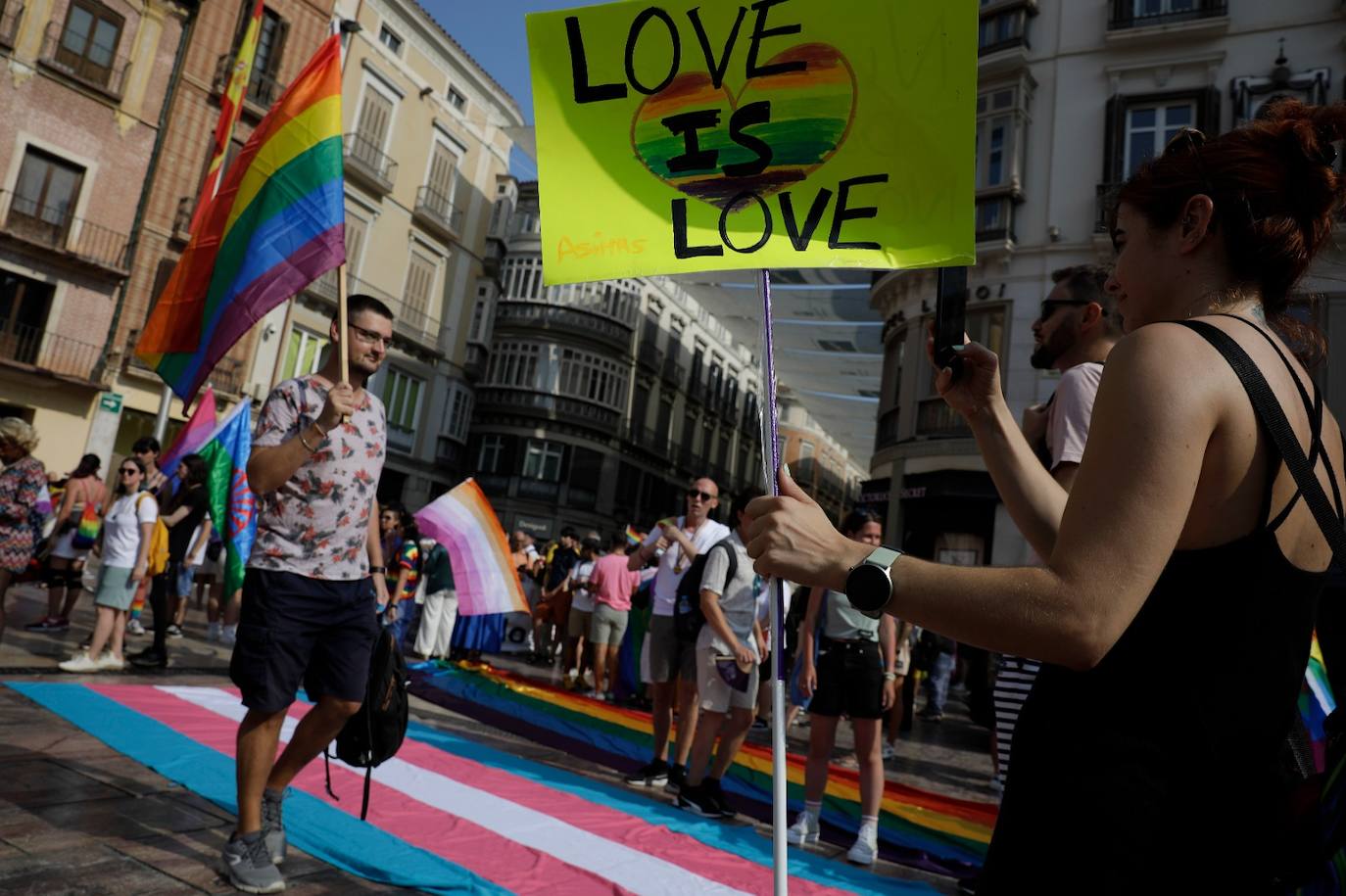 La manifestación en Málaga del Orgullo, en imágenes