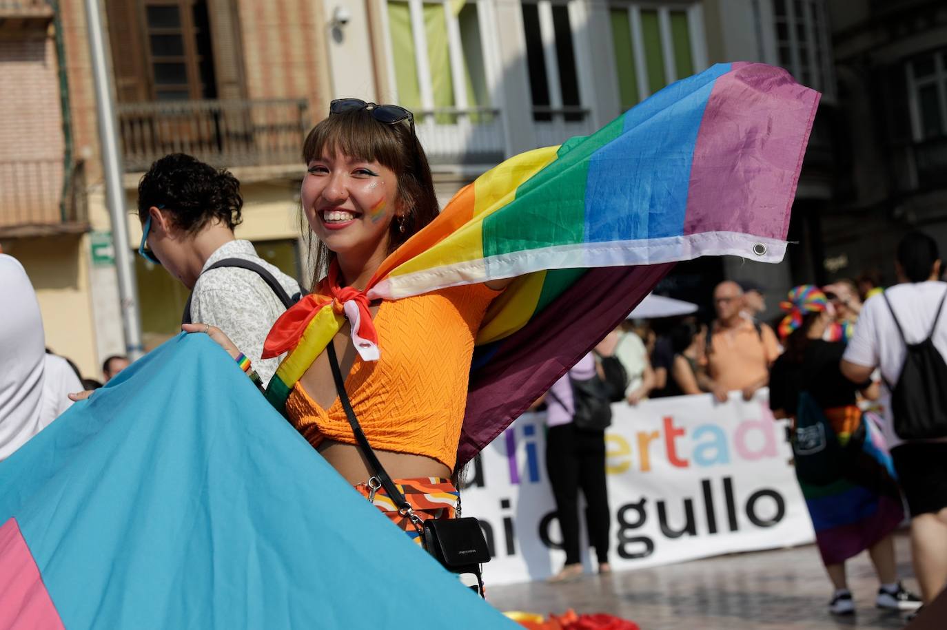 La manifestación en Málaga del Orgullo, en imágenes