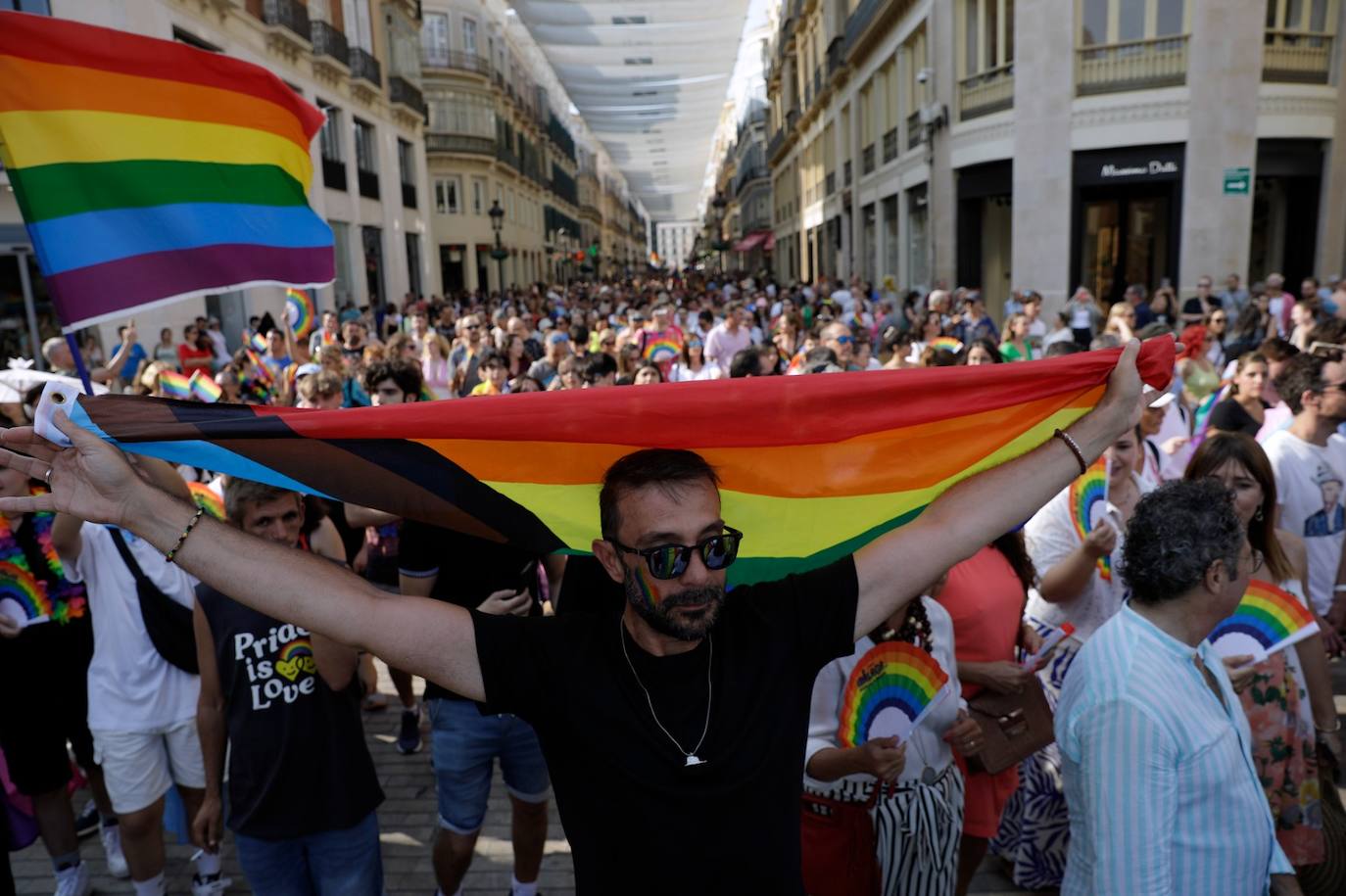 La manifestación en Málaga del Orgullo, en imágenes