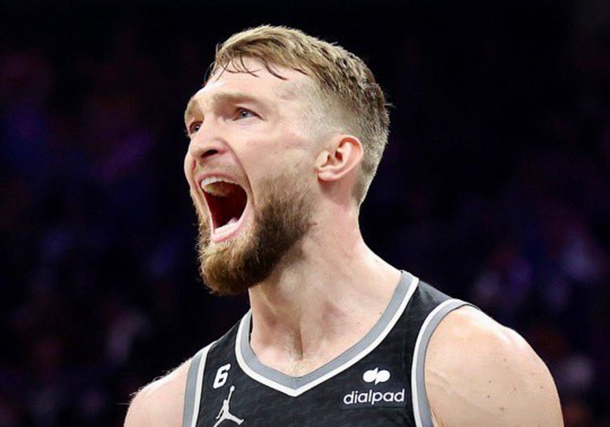 Domantas Sabonis, con la camiseta de los Kings.