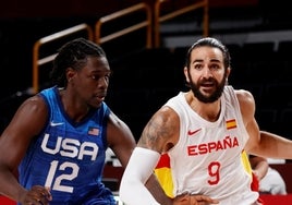 Ricky Rubio será una de las novedades de España después de un año lesionado.