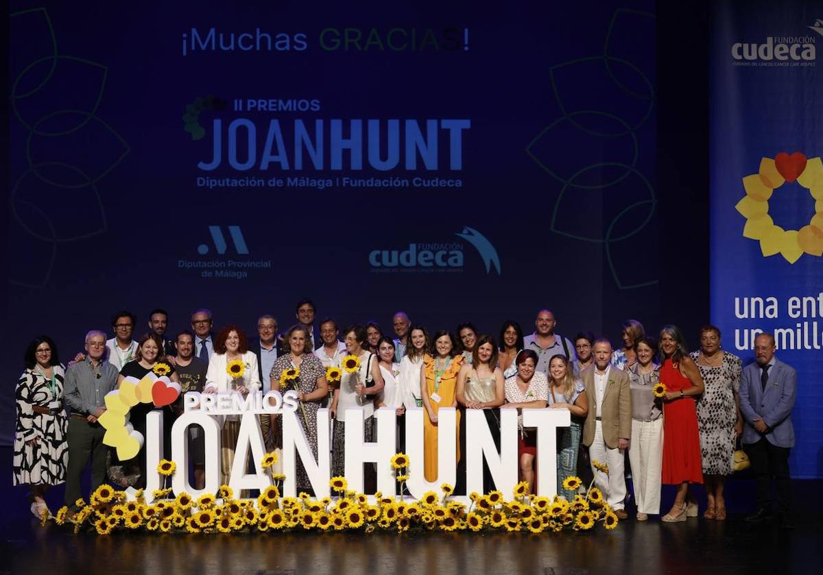 Entrega de los Premios Joan Hunt 2023 de la Diputación de Málaga y Cudeca