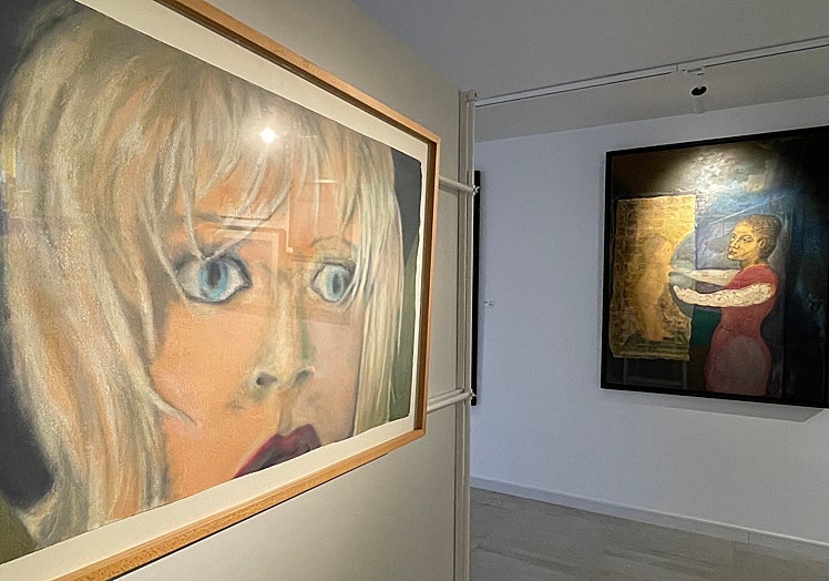 Cuadros de Chema Cobo y Peinado.