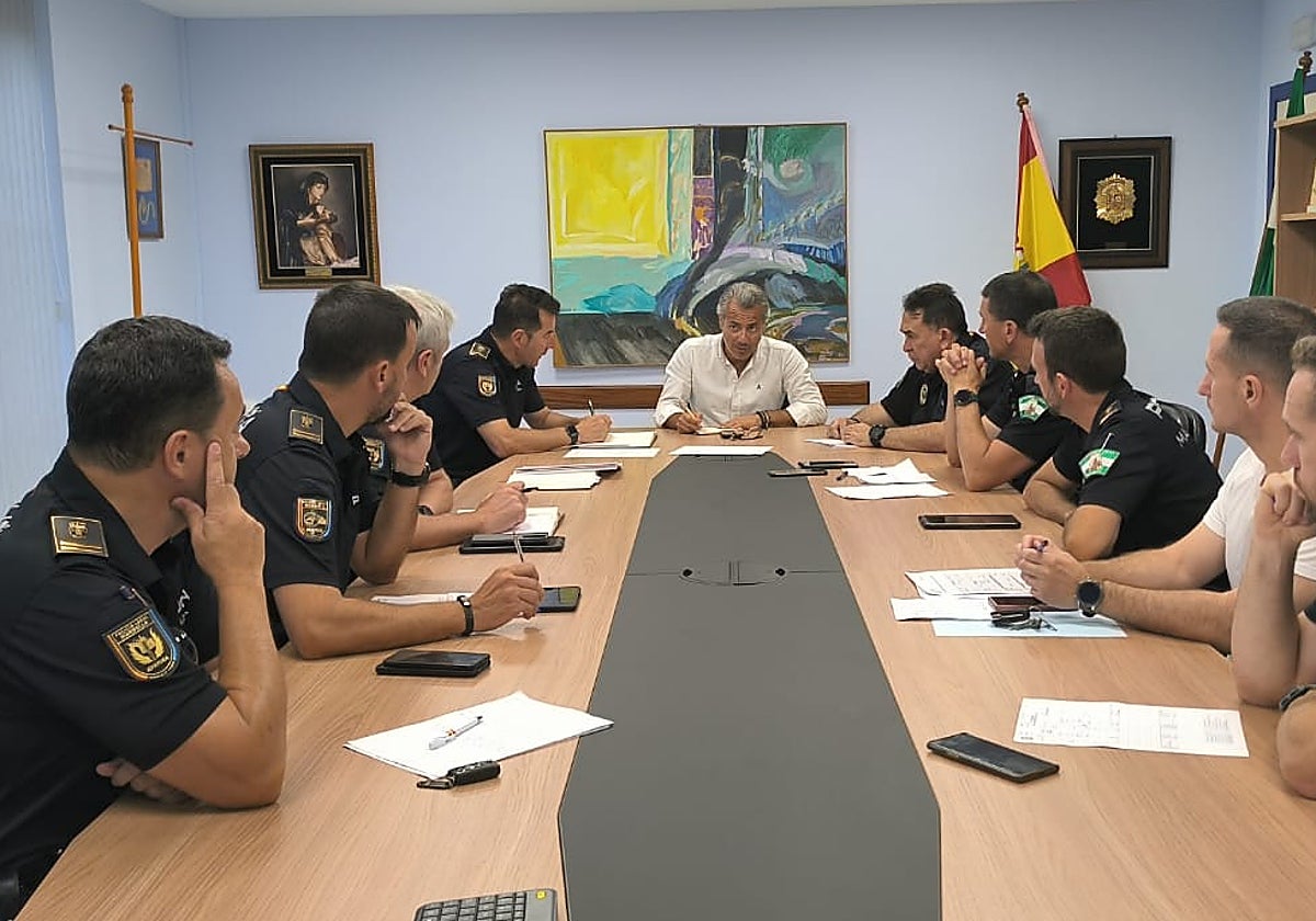 Reunión de seguridad.