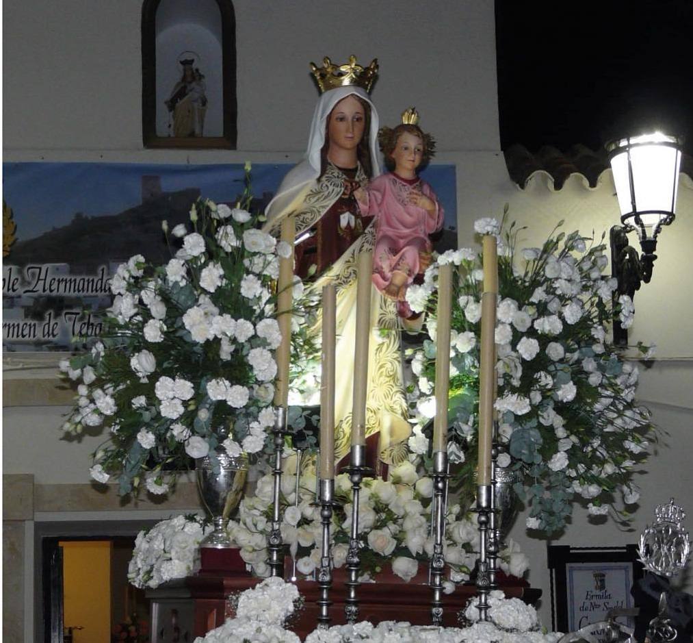 La patrona del mar también navega por el interior