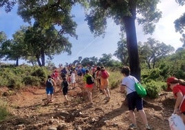 Programa de senderismo escolar en Estepona.