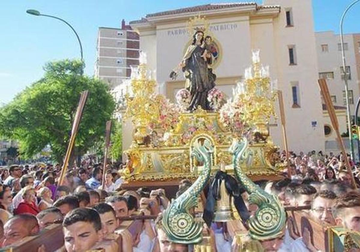 Cortes de tráfico en Málaga este fin de semana por las procesiones del Carmen