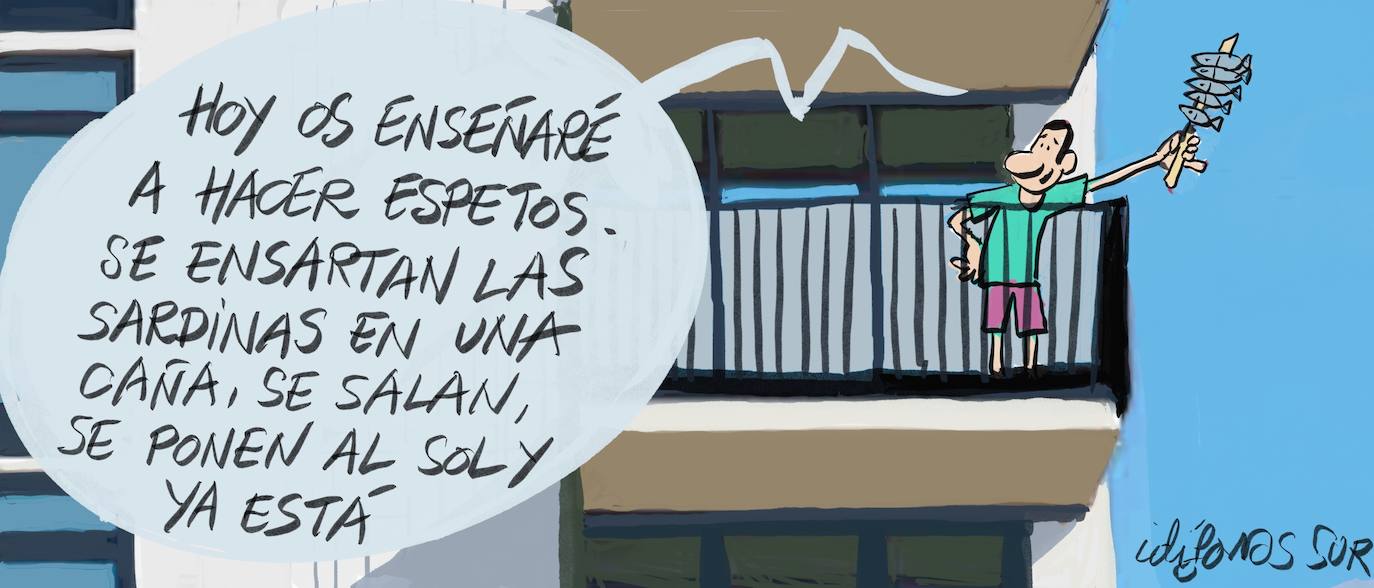 El mes de julio en las viñeta de Idígoras y Pachi