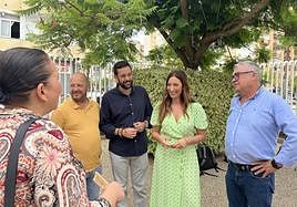 La candidata socialista número uno al Congreso por Málaga, Mari Nieves Ramírez, este viernes en Torre del Mar.