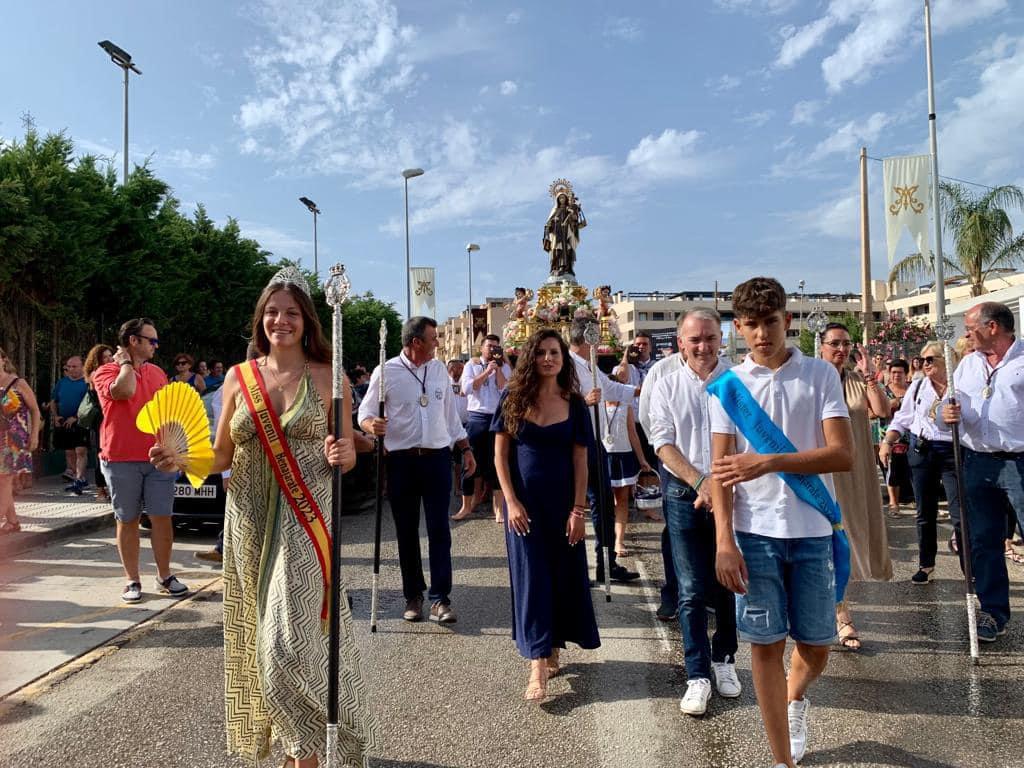 Procesión de la Virgen del Carmen en Almayate