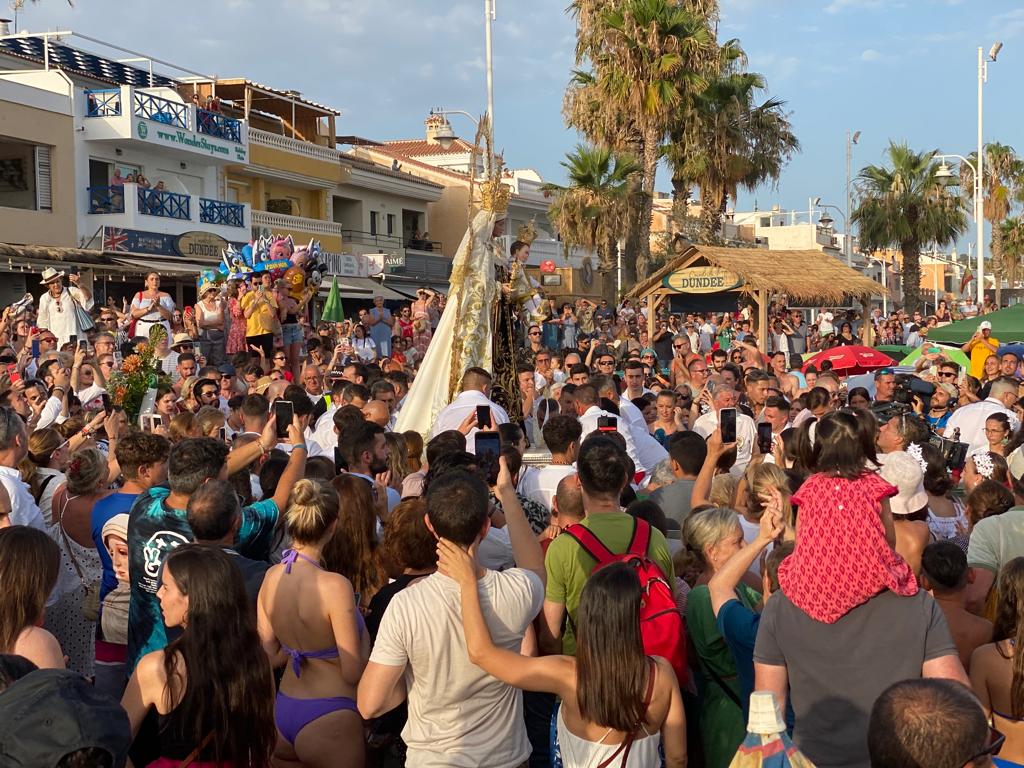 Virgen del Carmen en Pedregalejo