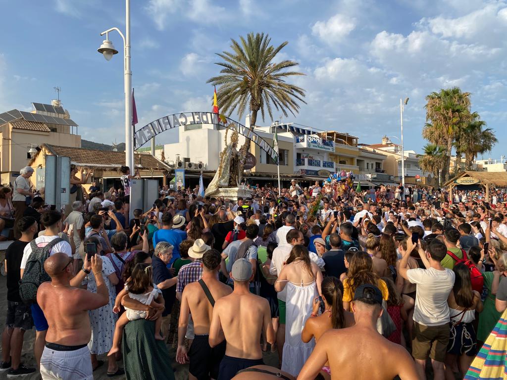 Virgen del Carmen en Pedregalejo