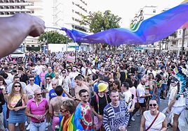 Un momento del desfile del Orgullo de este año.