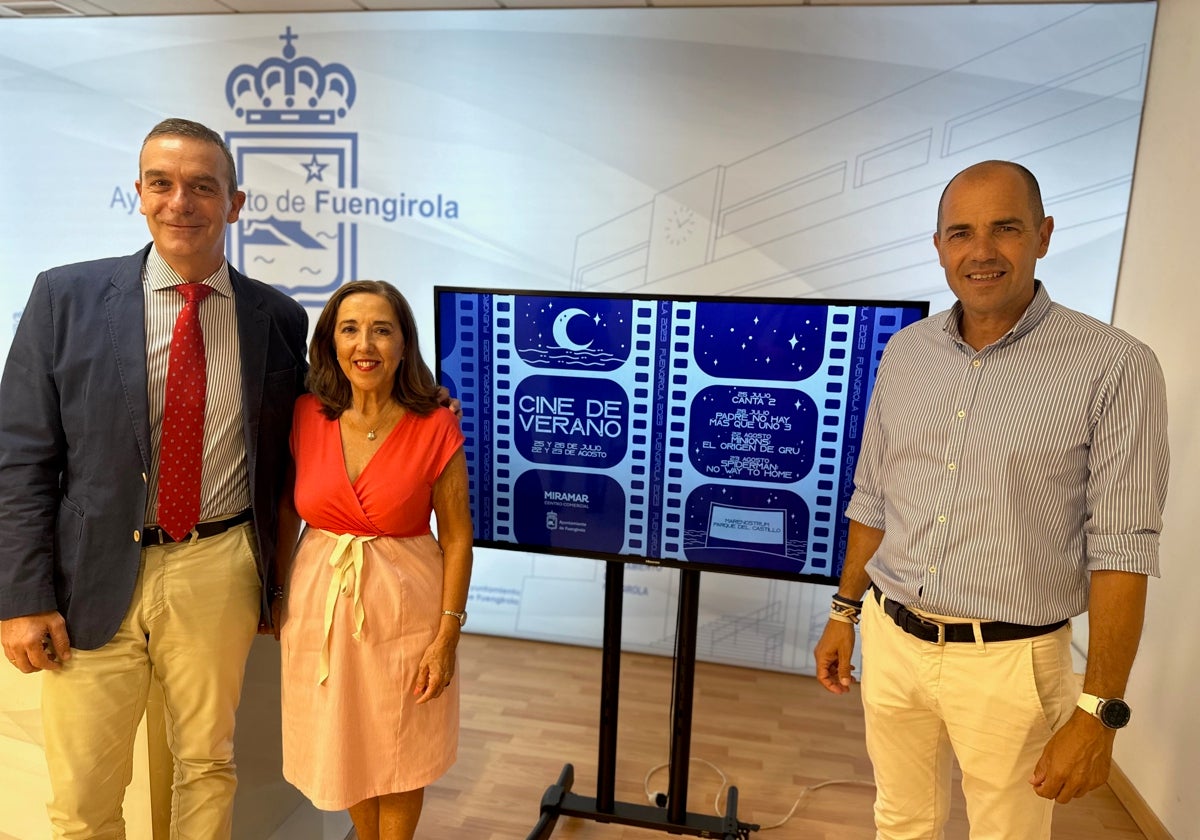 José Sánchez, Ignacio Domínguez y Paqui Lebrón, en la presentación.