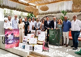 Presentación de la gala de AECC Marbella.