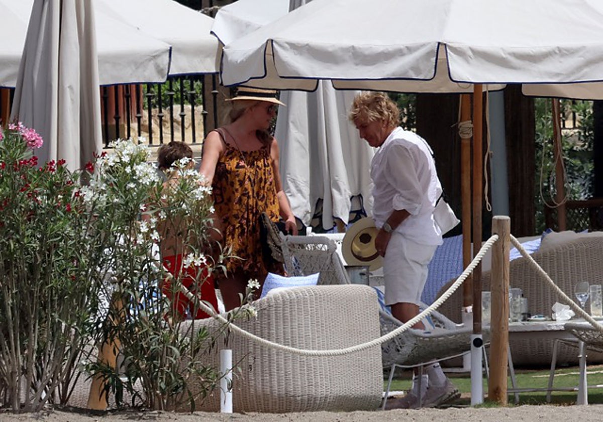 Rod Stewart, en Marbella.