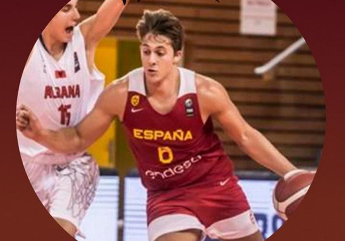 Alessandro Scariolo, durante un partido con la selección española.