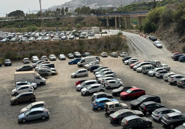 Imagen de la parcela de aparcamientos donde se ha previsto el nuevo centro de salud.