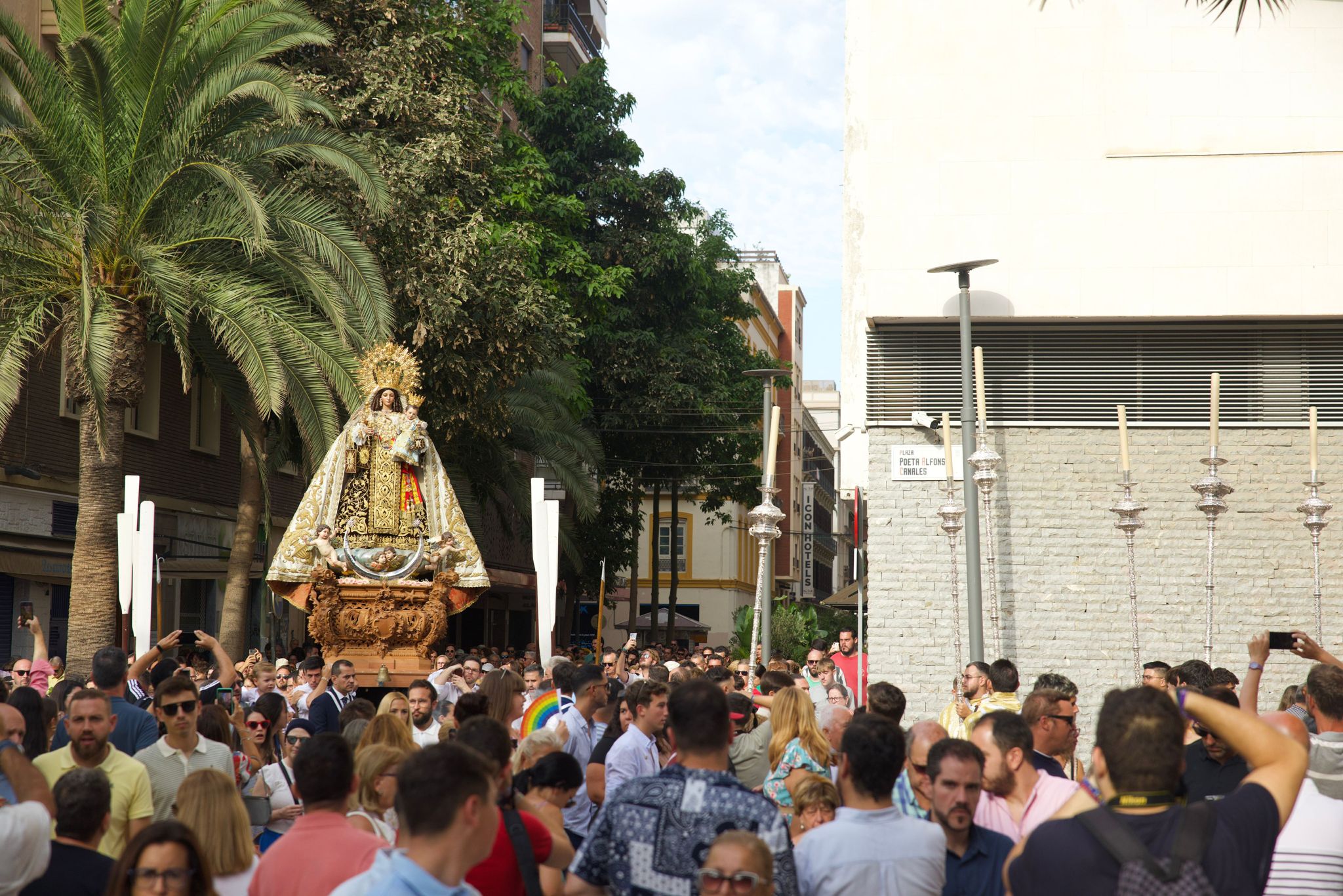 Las procesiones de la Virgen del Carmen, en imágenes