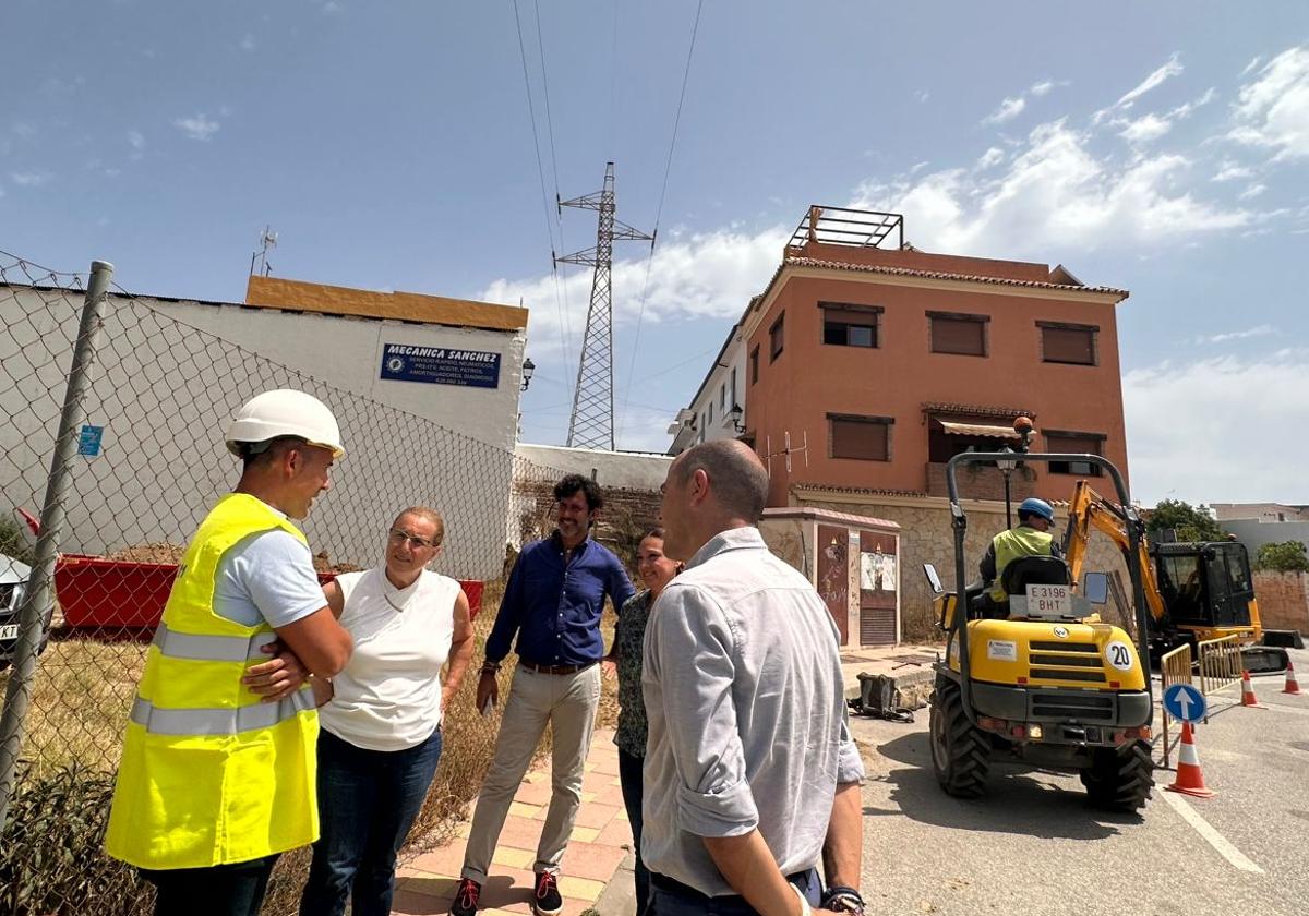 Siete calles de Fuengirola, afectadas por las obras para soterrar la alta tensión