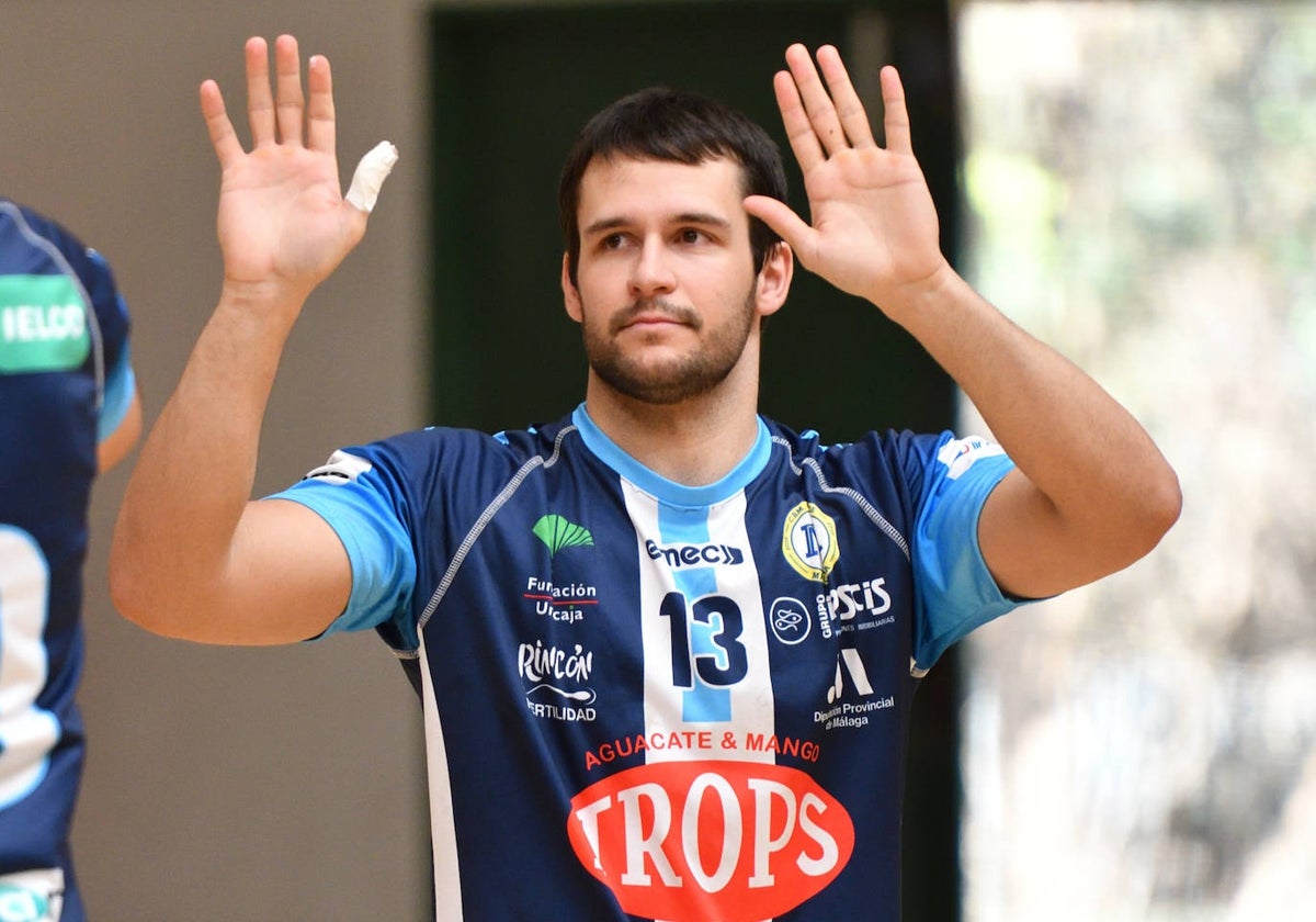 Luis Castro, en un partido con el Trops Málaga.