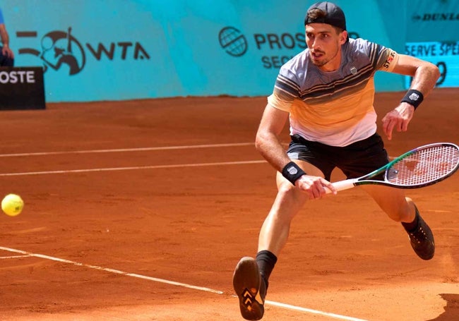 El argentino Pedro Cachín, en acción.