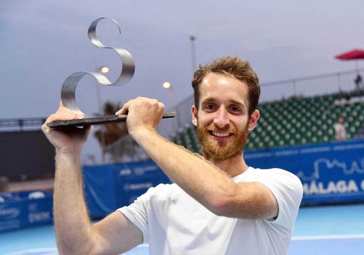 El tenista francés Constant Lestienne, ganador de la edición de 2022, la primera celebrada.