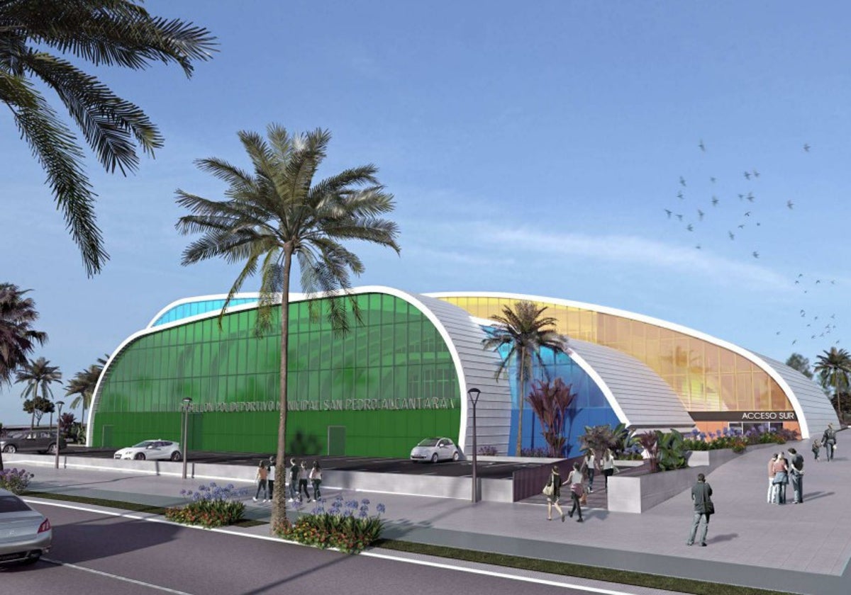 Así será el nuevo pabellón polideportivo de San Pedro Alcántara, con una inversión de seis millones de euros